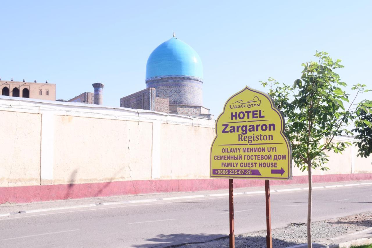 Hotel Registon Zargaron Samarkand Eksteriør bilde